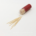 Eco-friendly Custom Bamboo Wooden Toothpicks Wholesale With Plastic Container